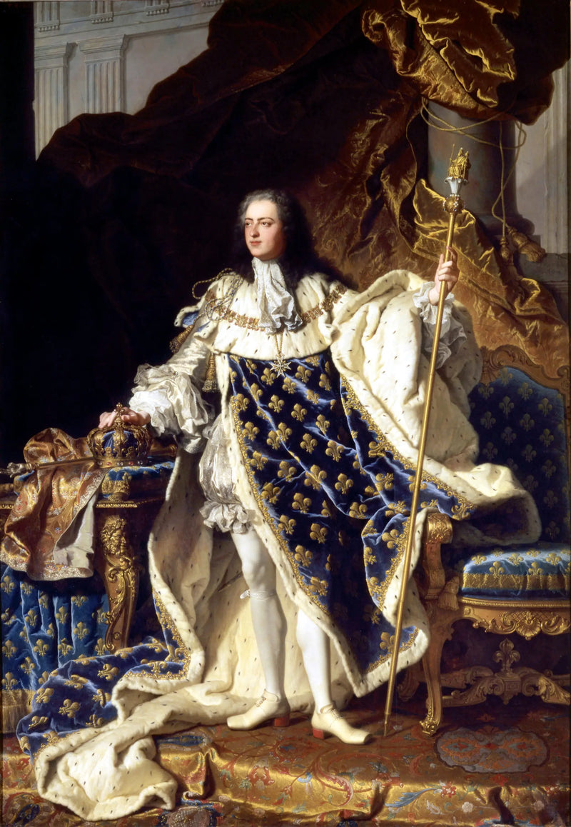 Louis XV, król Francji - Hyacinthe Rigaud