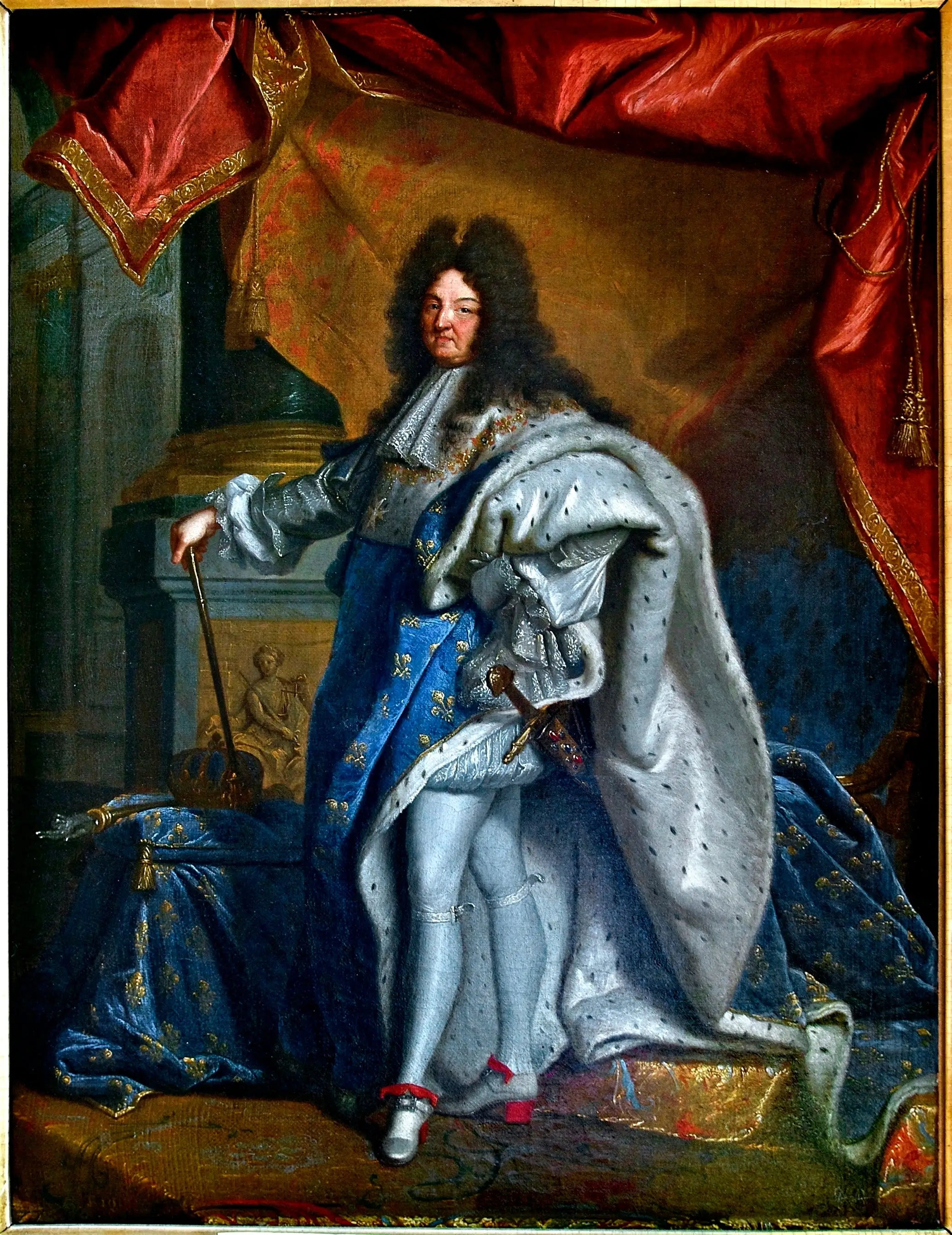 Louis XIV roi de France - Hyacinthe Rigaud - Alpha Reproduction