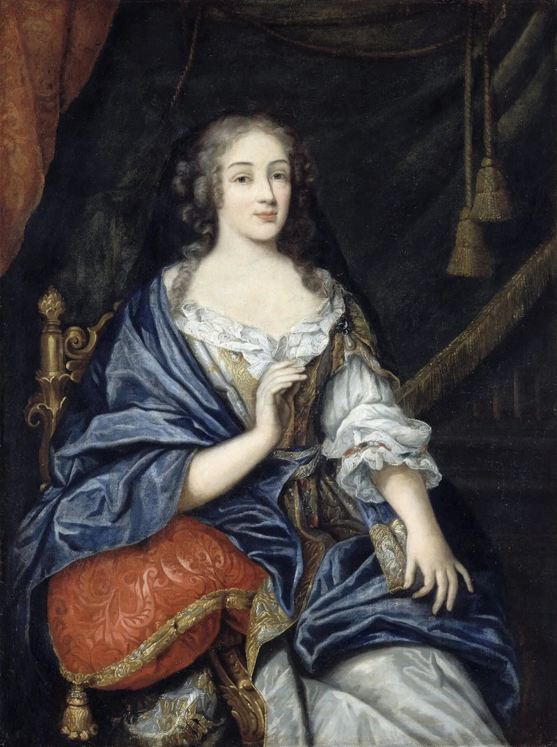 Louise-Françoise de la Baume Le Blanc, Mademoiselle de la Vallière, księżna de Vaujours (1644-1710) - Jean Nocret