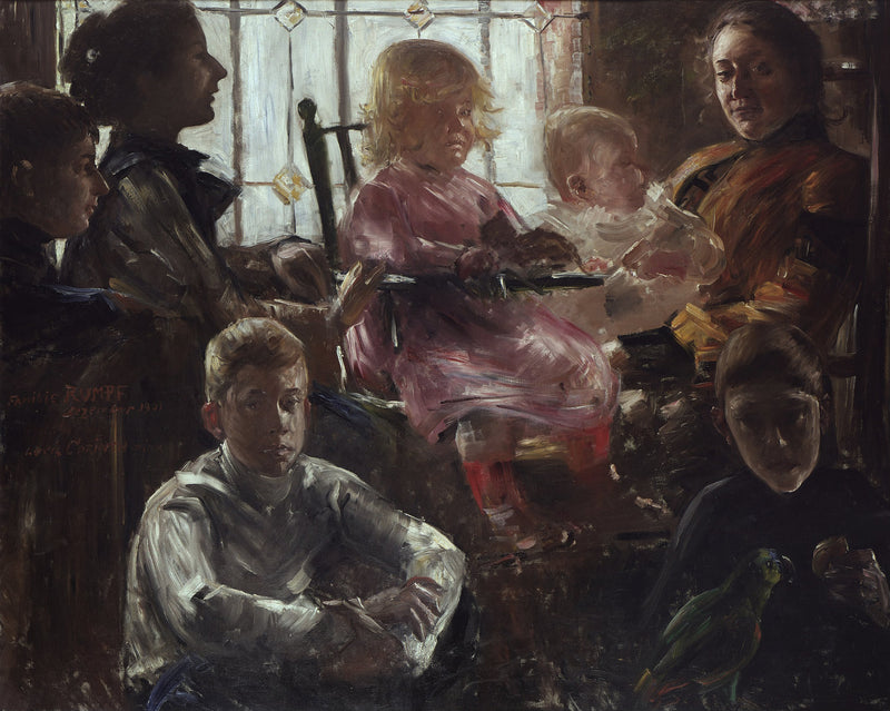 La famille du peintre Fritz Rumpf - Lovis Corinth