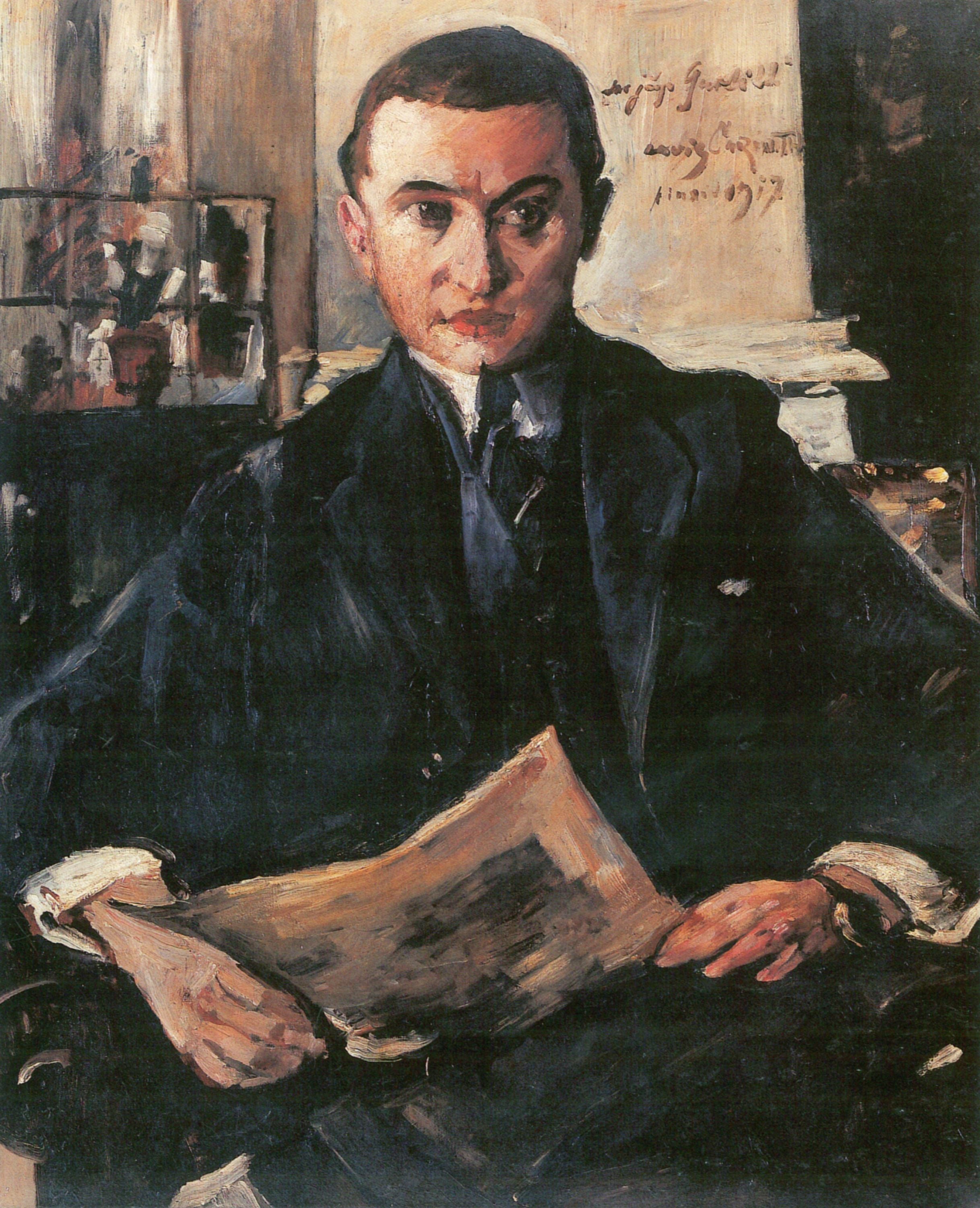 Portrait de Wolfgang Gurlitt - Lovis Corinth