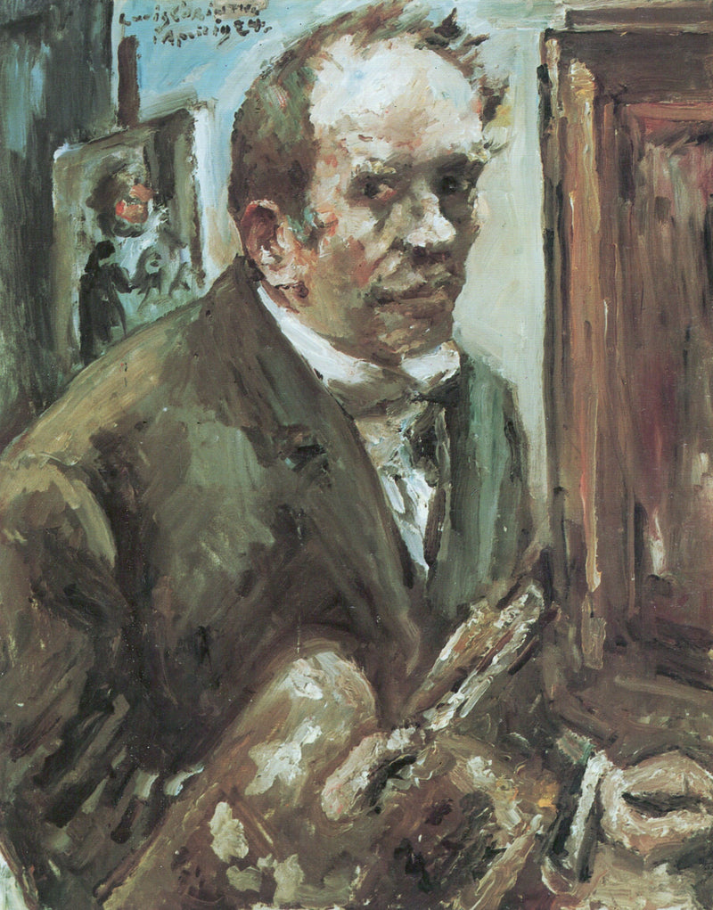 Autoportrait avec palette - Lovis Corinth