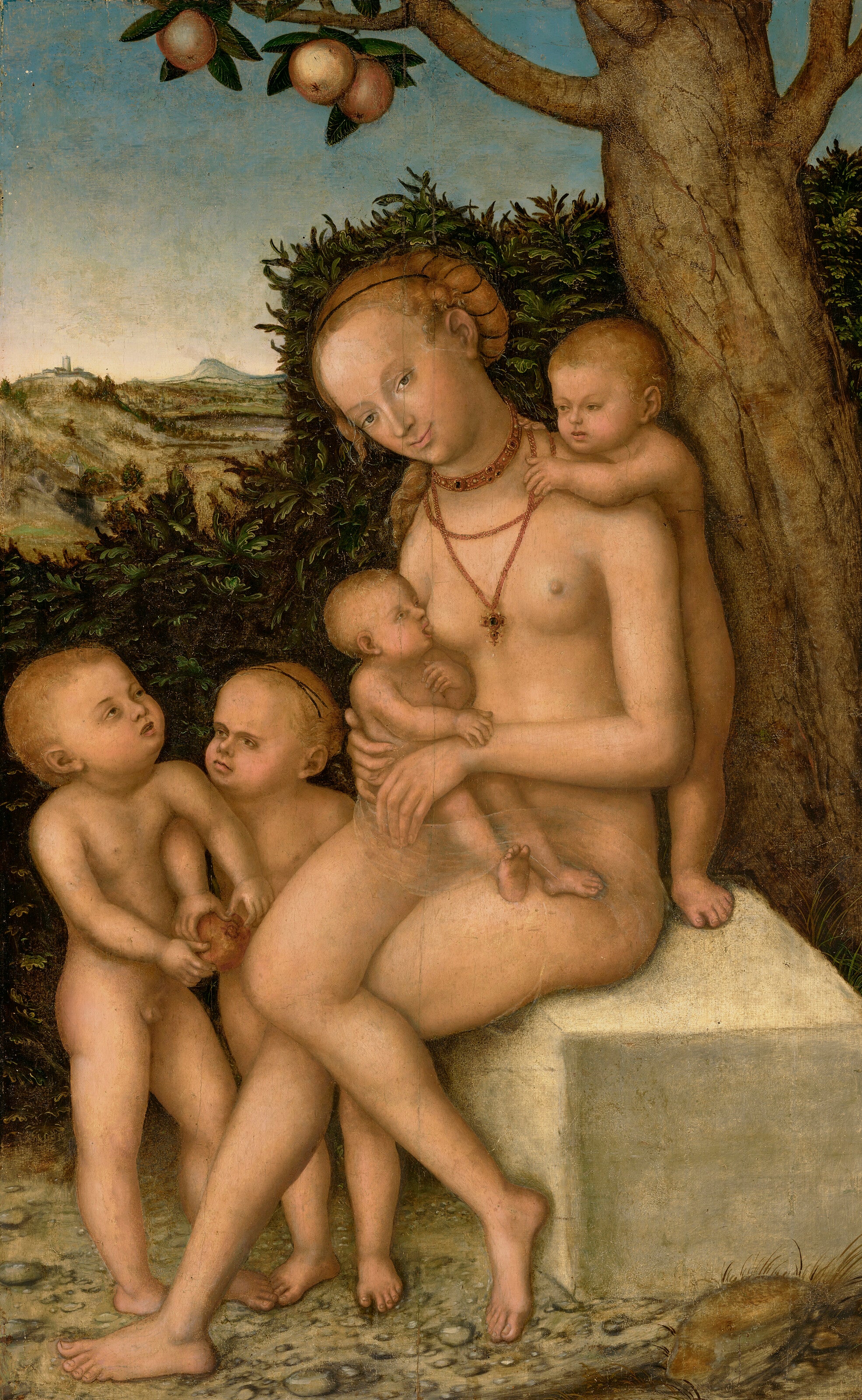 Charité - Lucas Cranach the Elder - Alpha Reproduction
