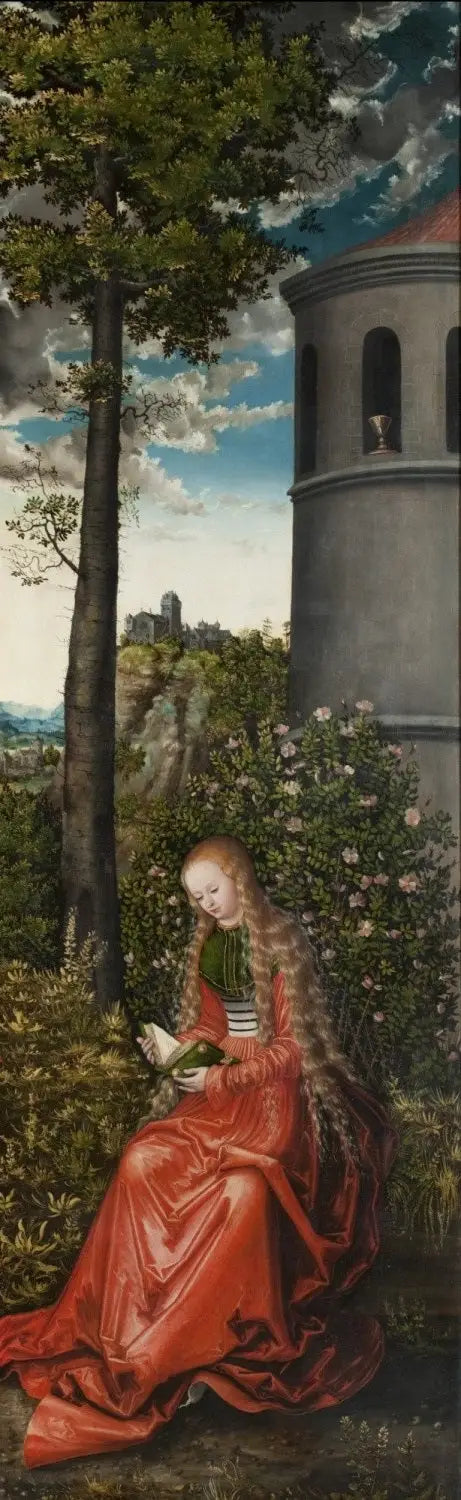 Święta Barbara - Lucas Cranach Starszy