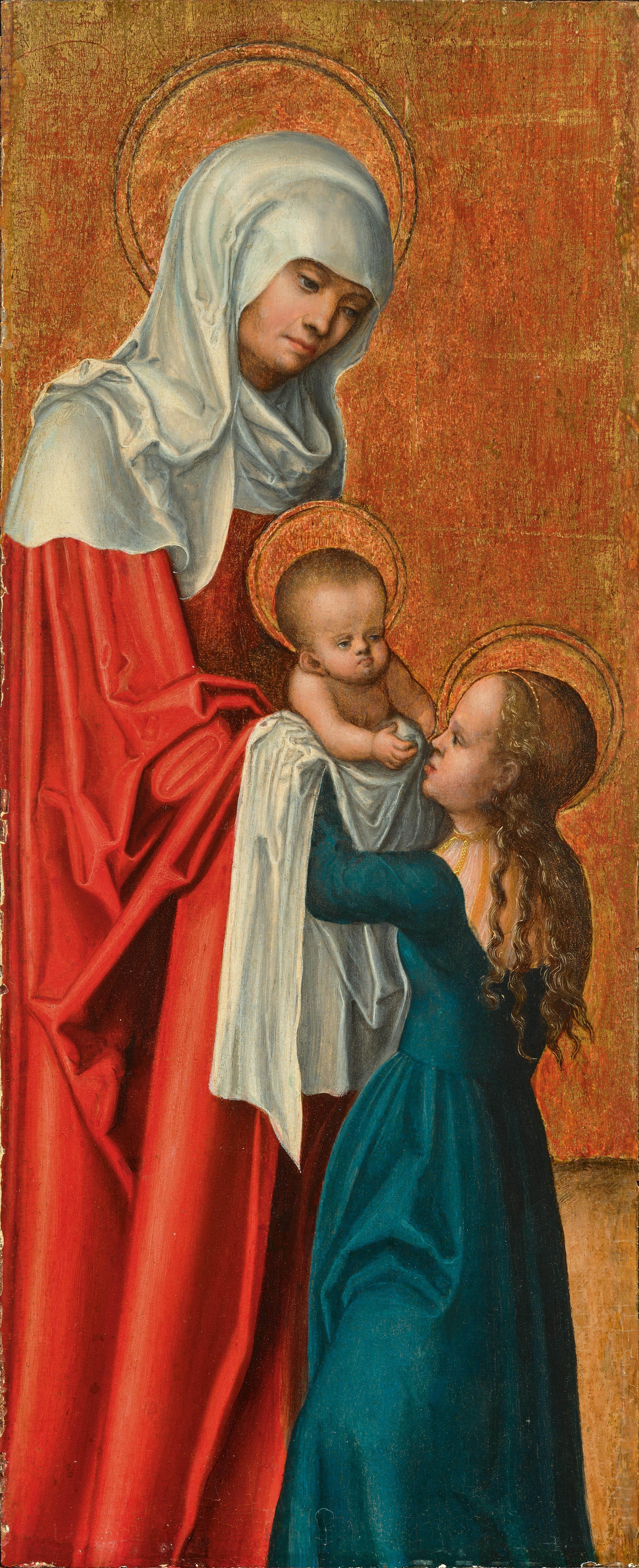 La Vierge à l'Enfant avec sainte Anne - Lucas Cranach the Elder