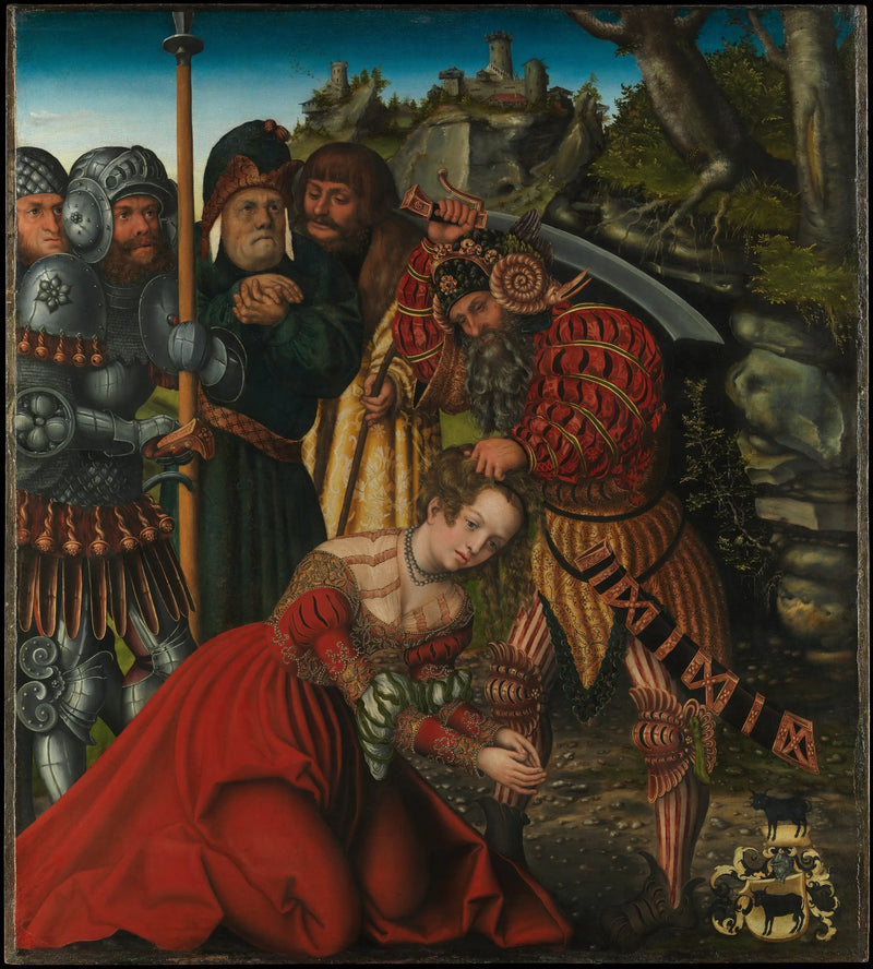 Męczeństwo świętej Barbary - Lucas Cranach Starszy