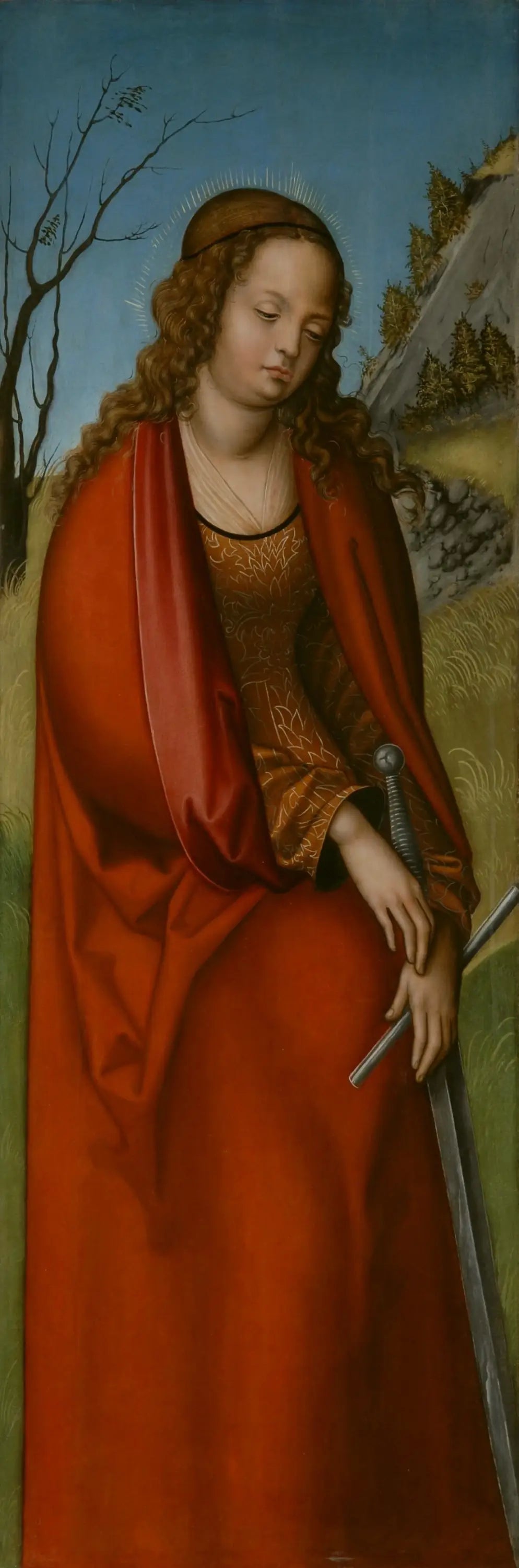 Sainte Catherine - Lucas Cranach the Elder - Alpha Reproduction