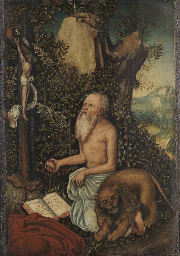 Saint Jérôme - Lucas Cranach the Elder - Alpha Reproduction