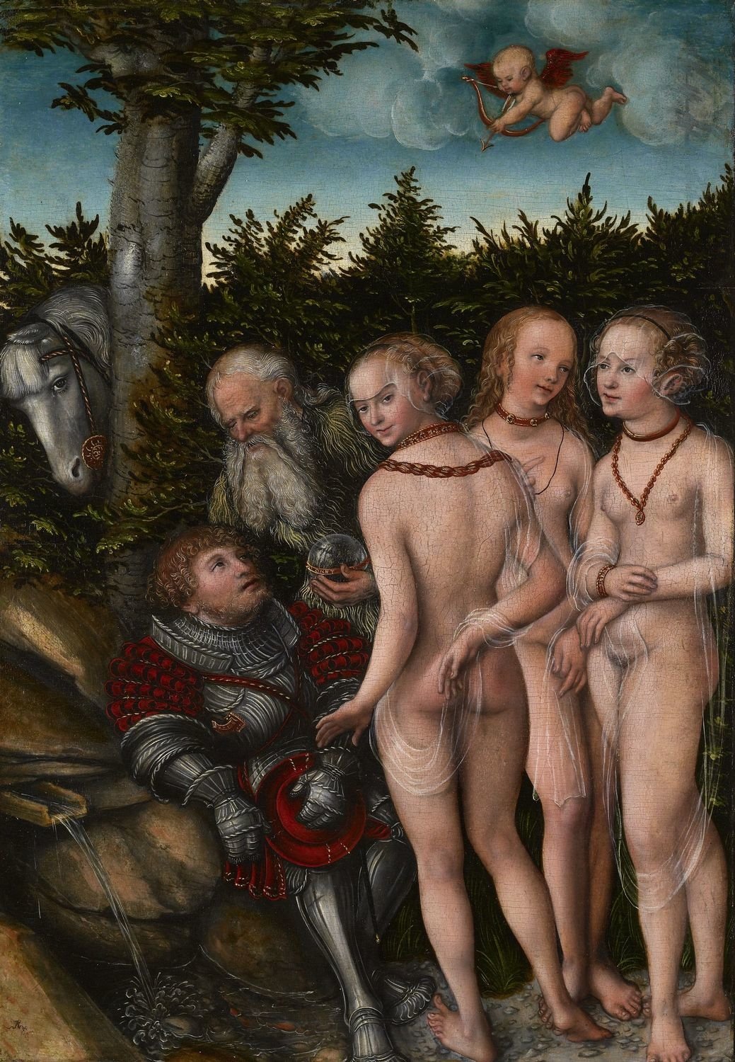 Le Jugement de Pâris - Lucas Cranach the Elder - Alpha Reproduction