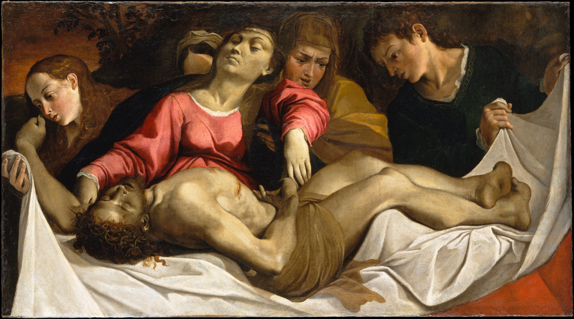 La lamentation sur le corps du Christ mort - Ludovico Carracci - Alpha Reproduction