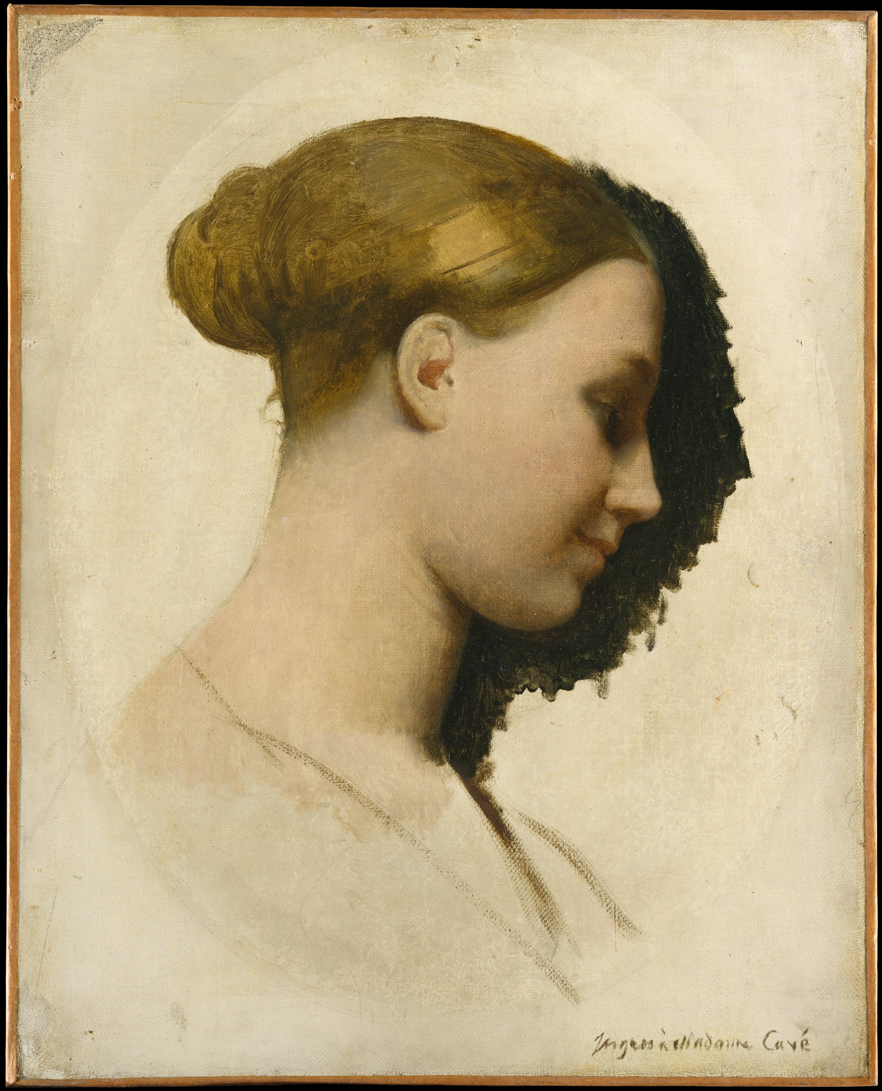 Pani Edmond Cavé (Marie-Élisabeth Blavot, ur. w 1810) - Jean-Auguste-Dominique Ingres