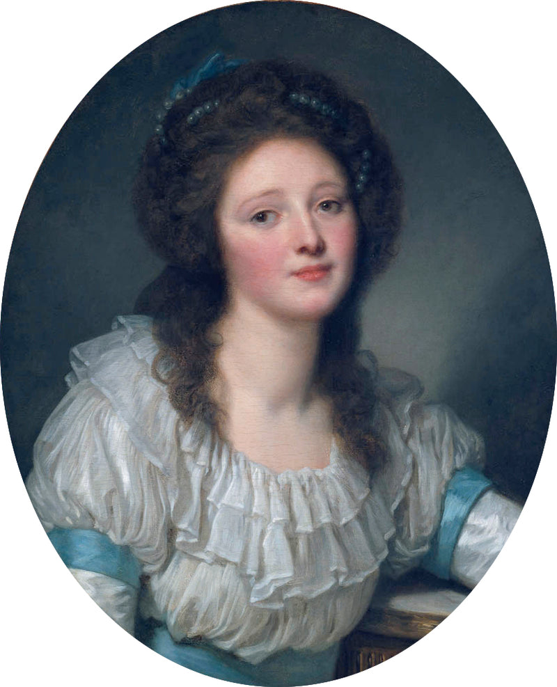 Portret pani Mercier - Jean-Baptiste Greuze