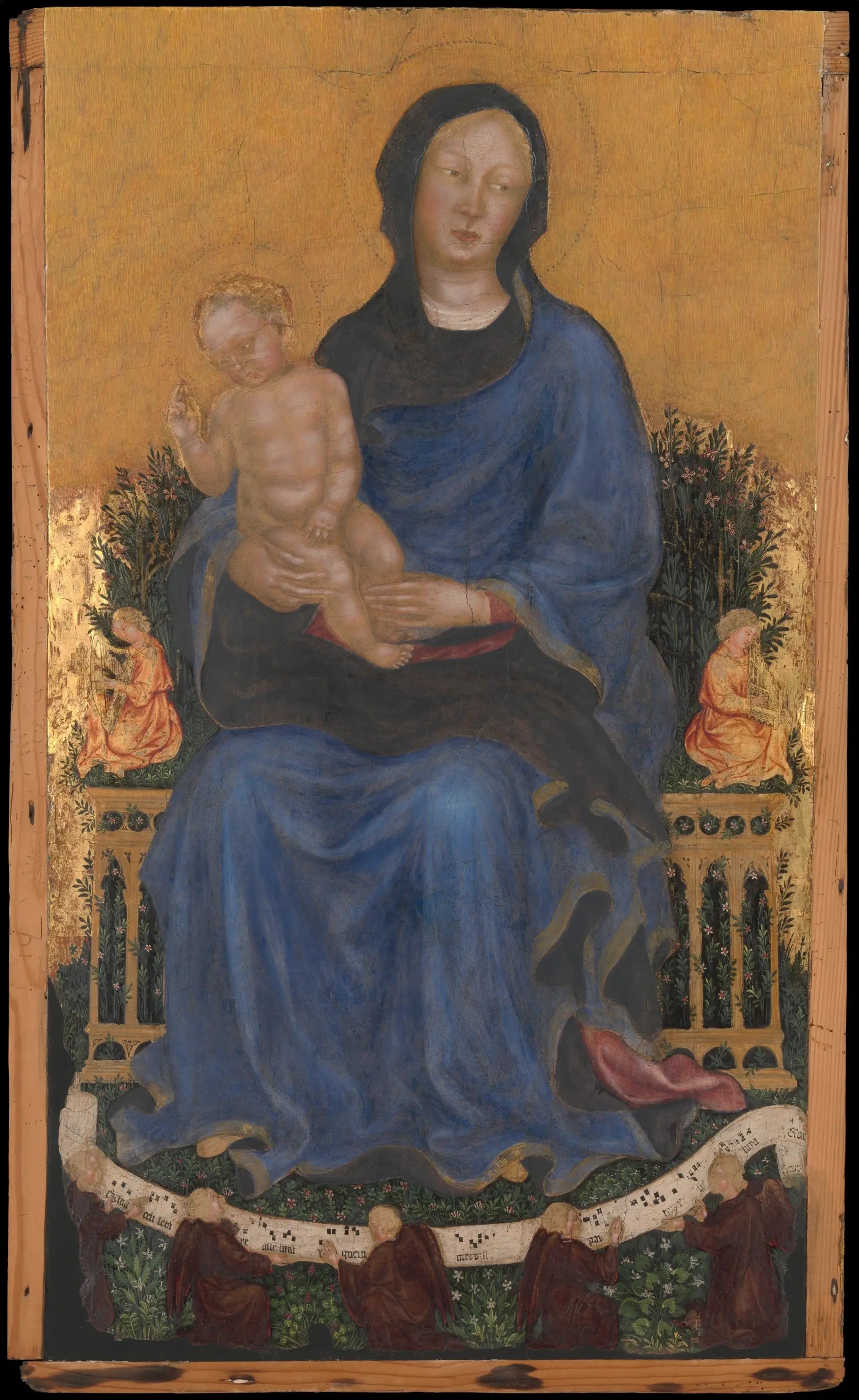 Vierge et l’Enfant avec des anges - Gentile da Fabriano - Alpha Reproduction