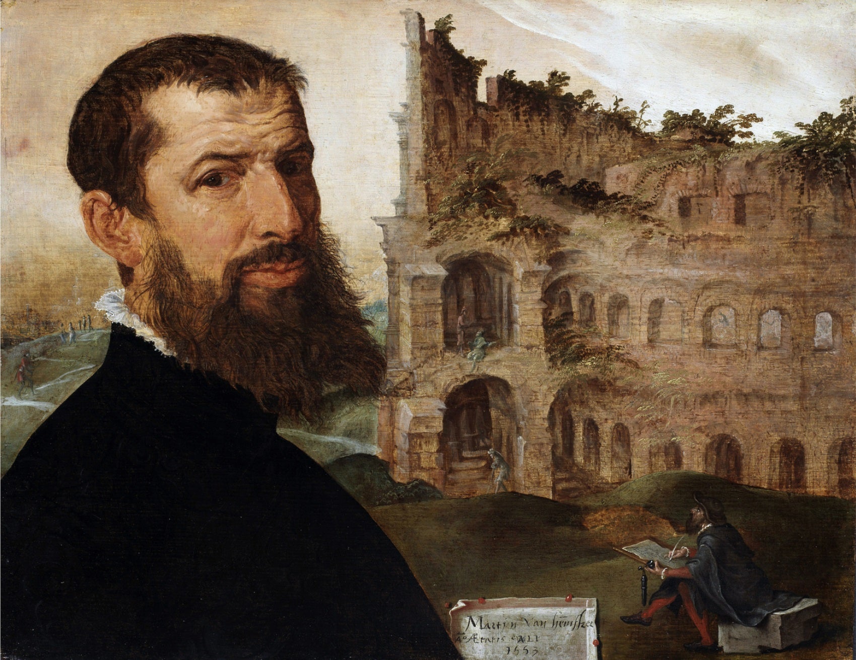 Autoportrait au Colisée - Maarten van Heemskerck