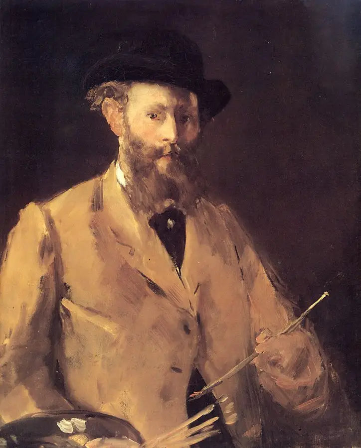 Autoportret z paletą - Édouard Manet