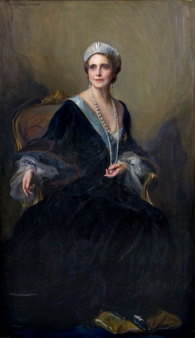 Portrait de la reine Marie de Roumanie, née princesse Marie d'Édimbourg - Philip de László