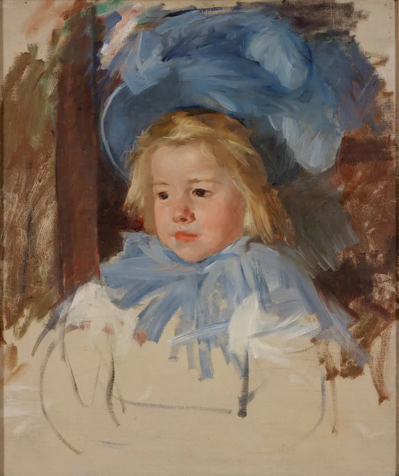 Simone w niebieskiej czapce - Mary Cassatt