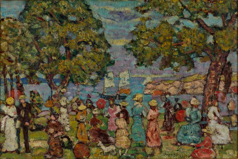 Na plaży - Maurice Prendergast