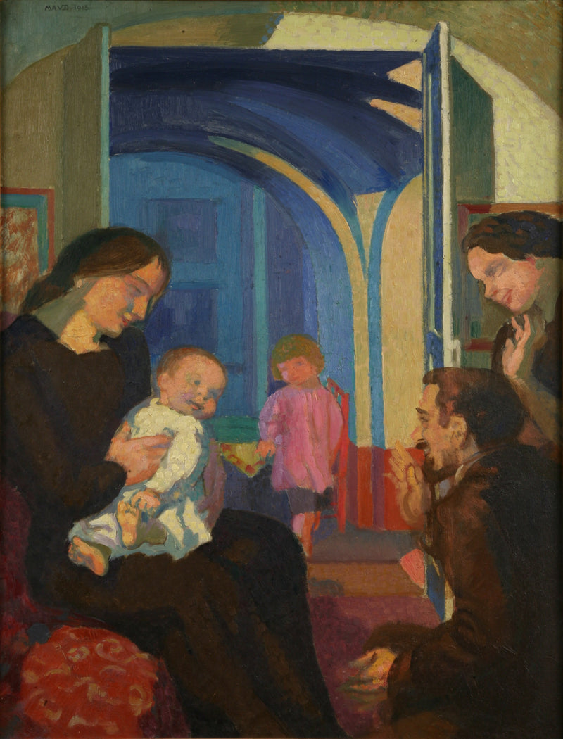 Wizyta ojca chrzestnego - Maurice Denis