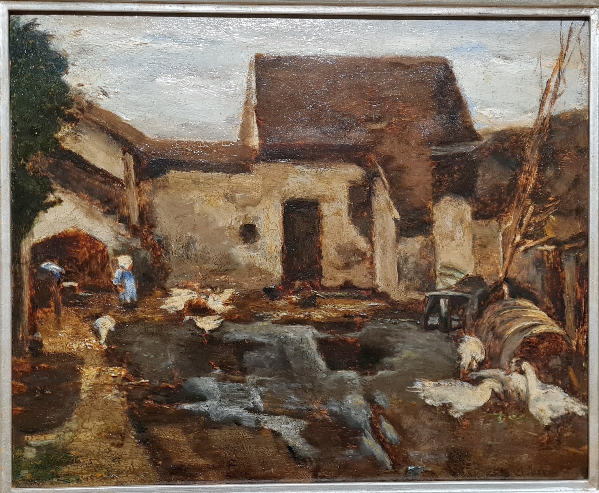 Farma w Barbizonie - Max Liebermann