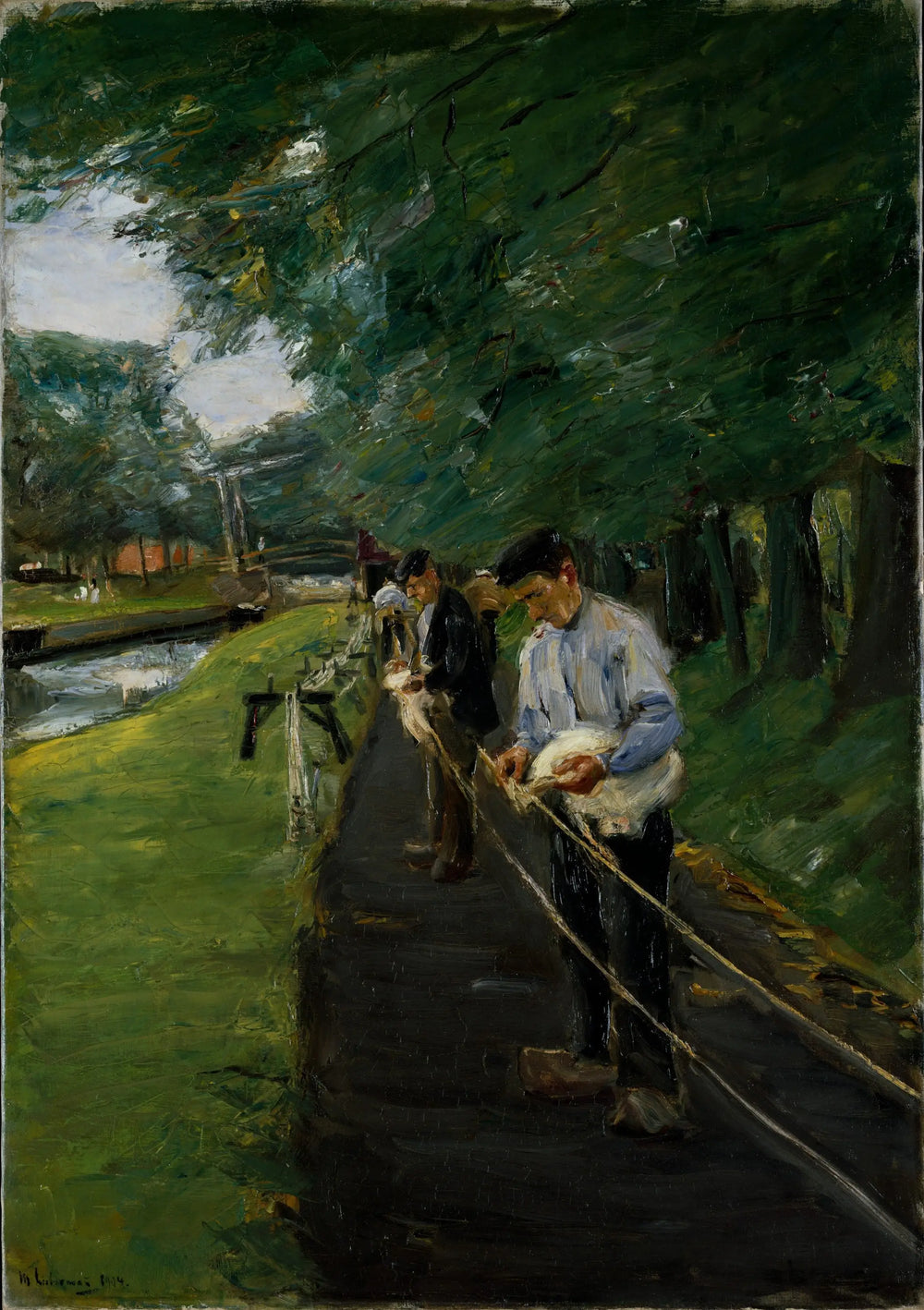 Le Ropewalk à Edam - Max Liebermann - Alpha Reproduction