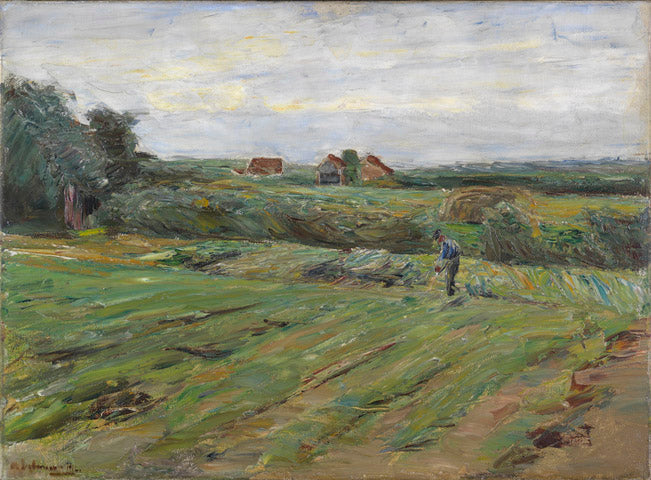 Pole zbiorów (Erntefeld) - Max Liebermann