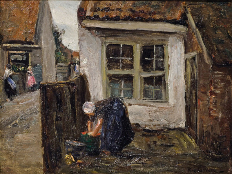Dziedziniec - Max Liebermann