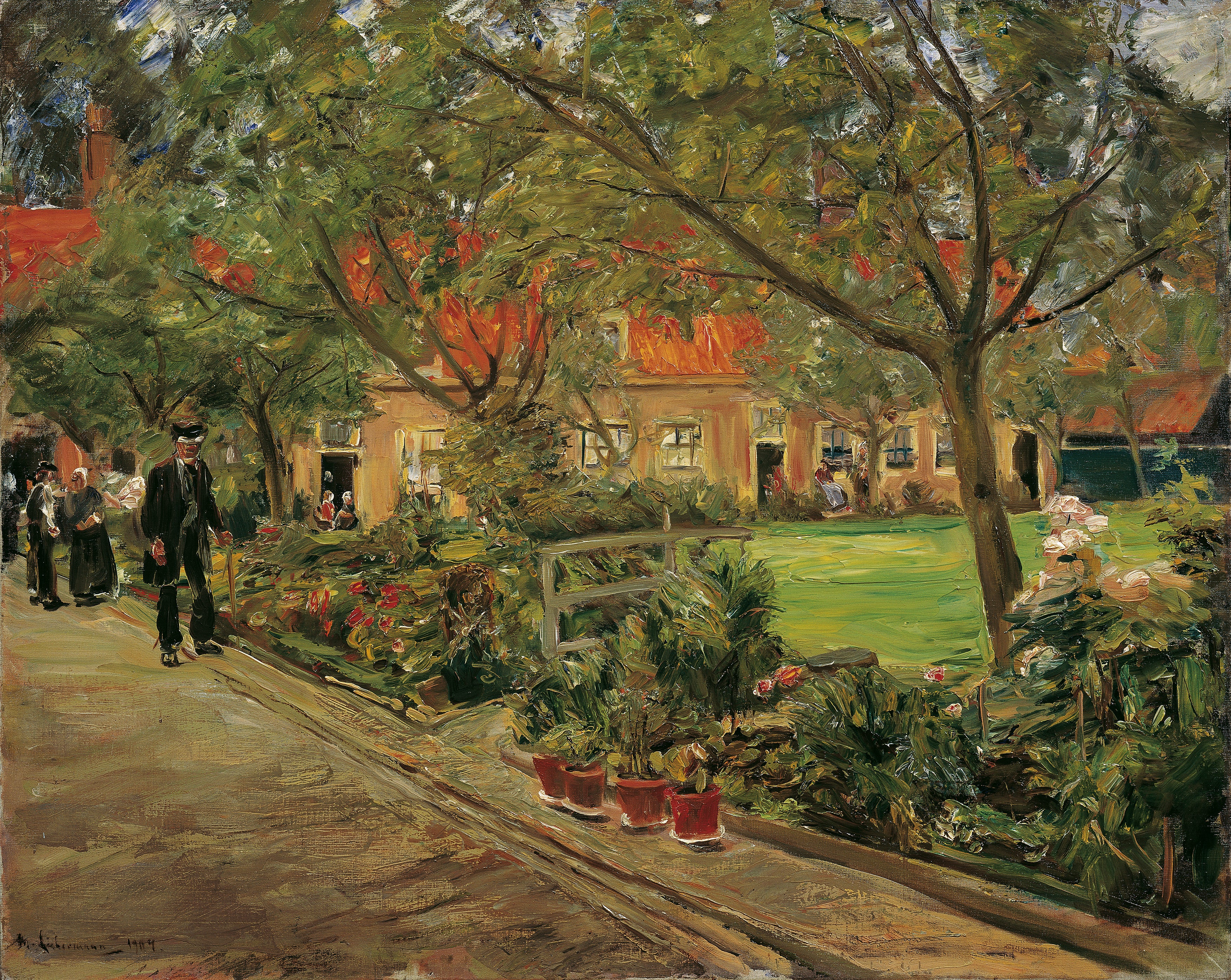 Ogród szpitala w Edam - Max Liebermann