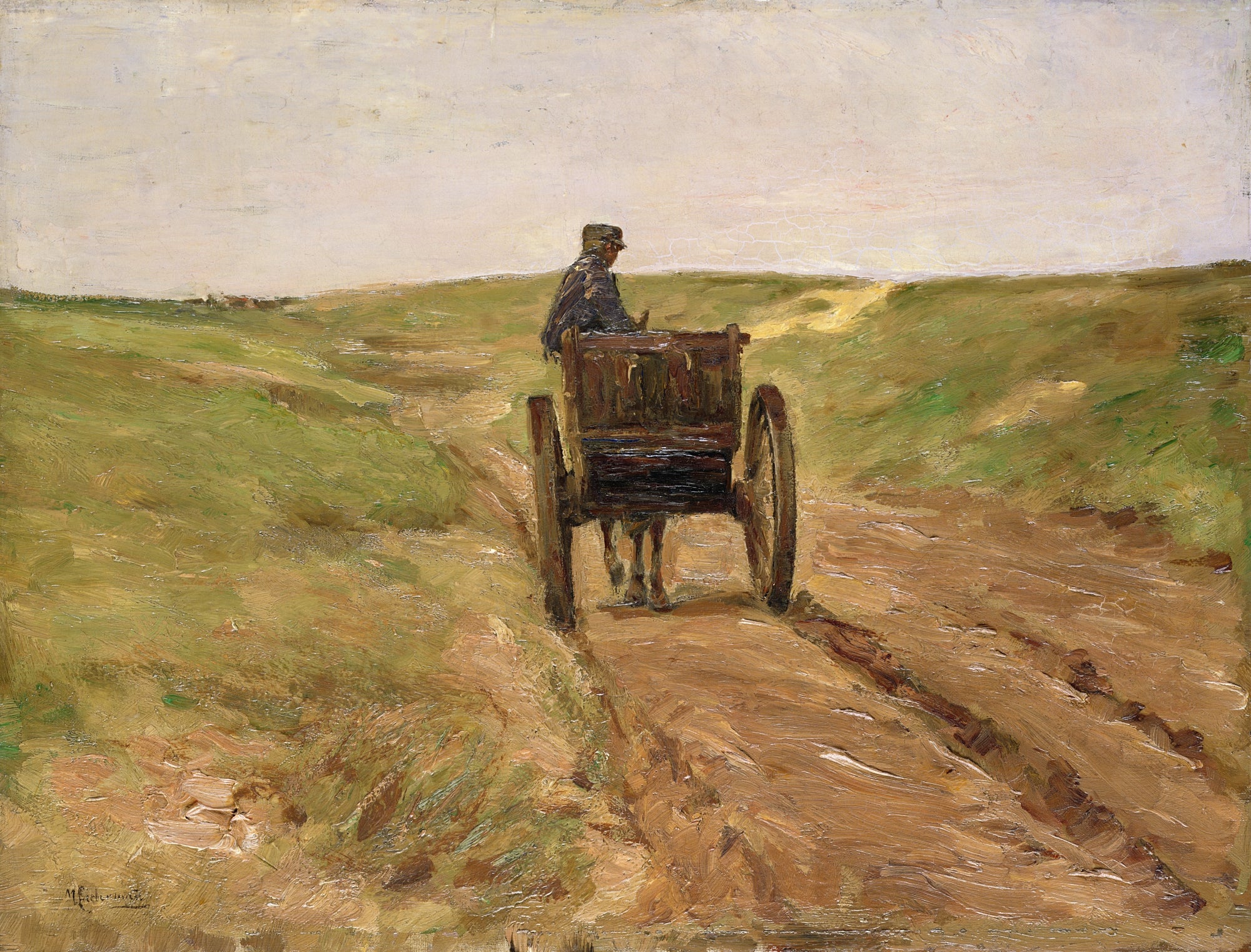 Wóz w Katwijk - Max Liebermann
