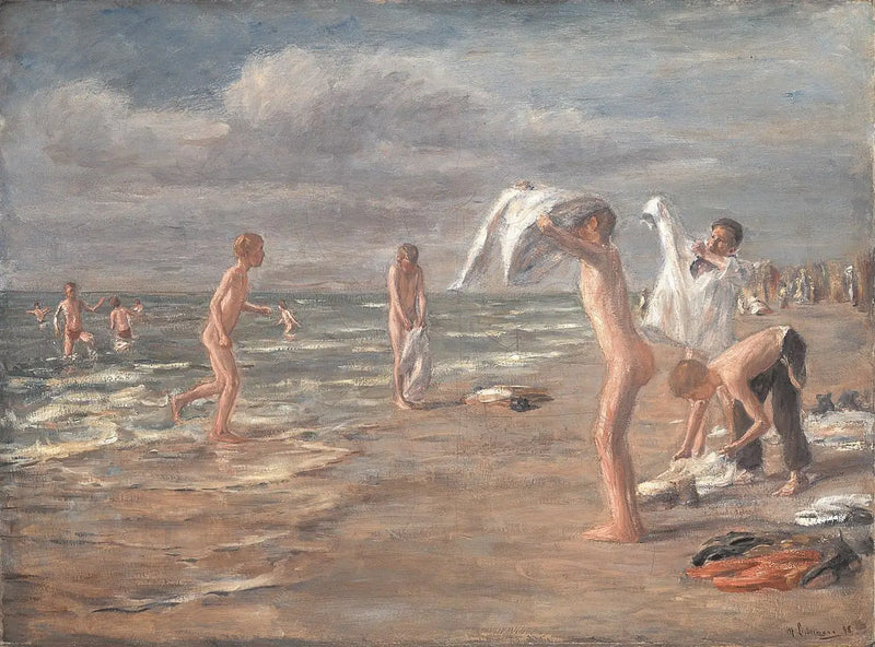 Kąpiel chłopców - Max Liebermann