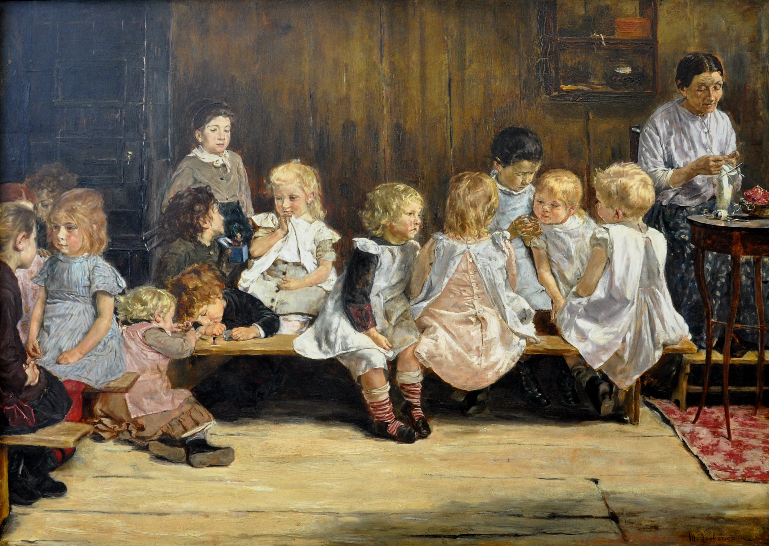 Przedszkole w Amsterdamie - Max Liebermann