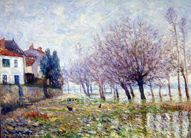 Po powodzi, Haute-Indre, Loire-Inférieure - Maxime Maufra