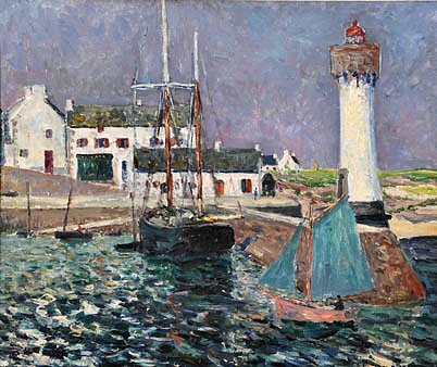 Latarnia portowa Haliguen - Maxime Maufra