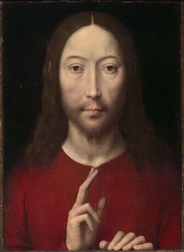 Chrystus błogosławiący - Hans Memling