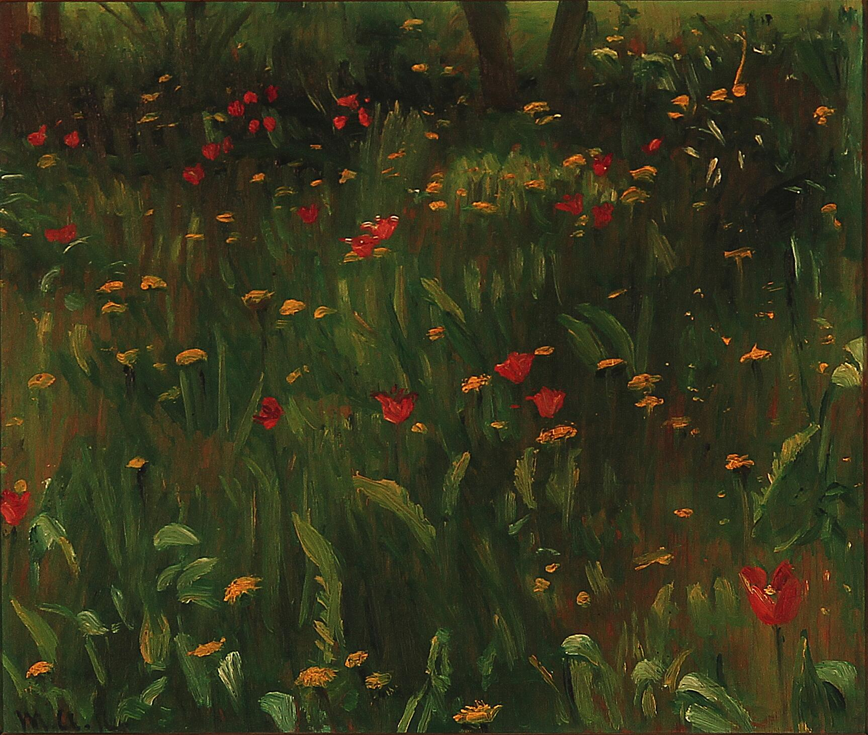 Le jardin de la famille Ancher à Skagen. - Michael Peter Ancher - Alpha Reproduction