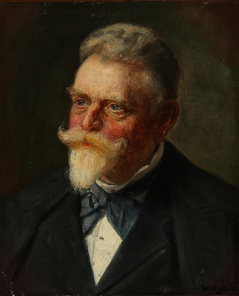 Portrait d'un homme. - Michael Peter Ancher