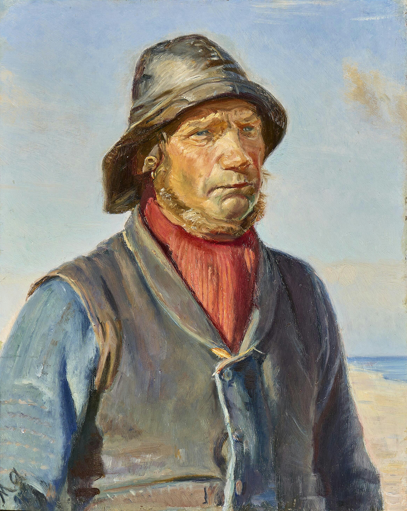 Un pêcheur de Skagen (2) - Michael Peter Ancher