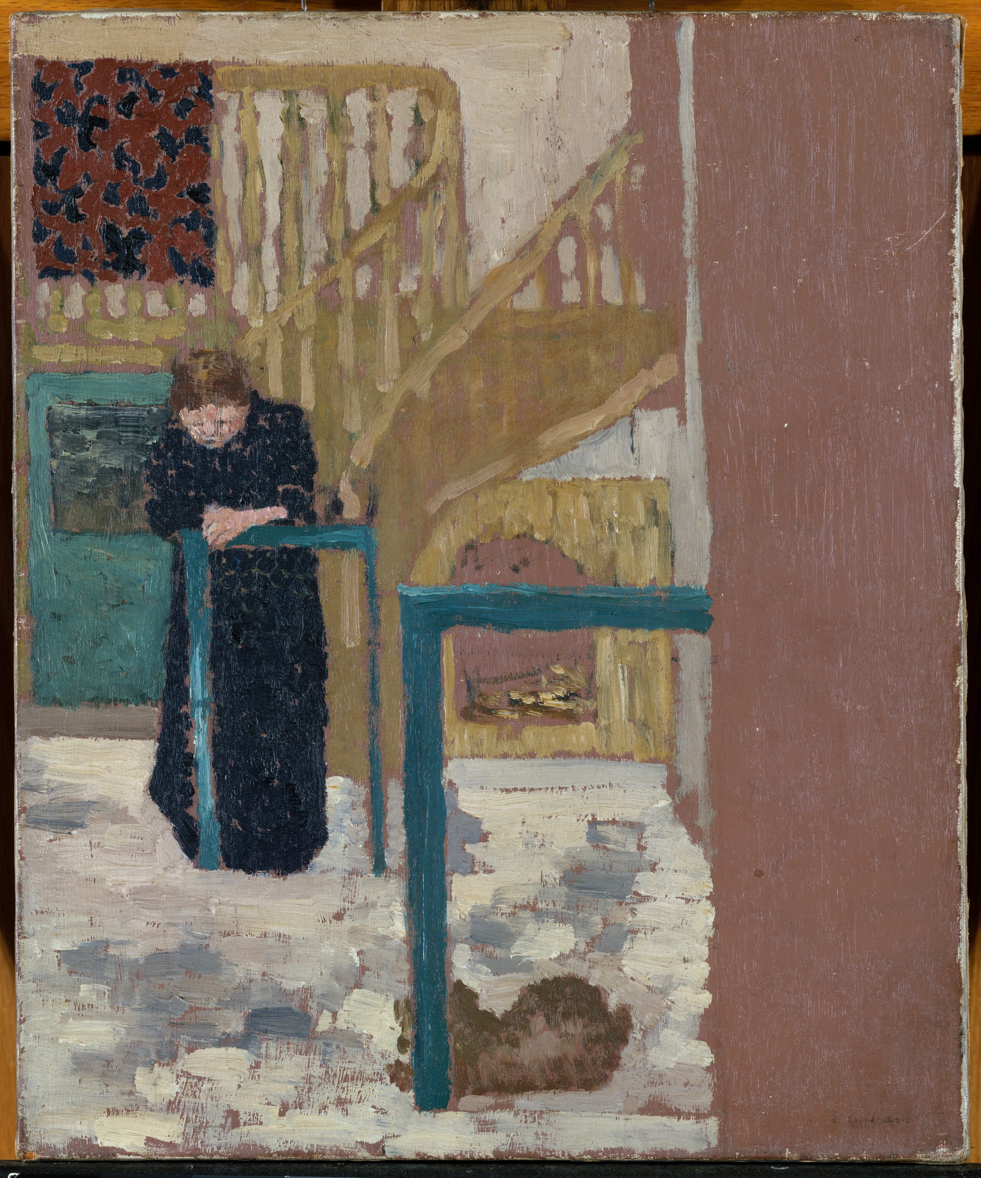 Mme Vuillard dans l'atelier d'un scénographe - Édouard Vuillard