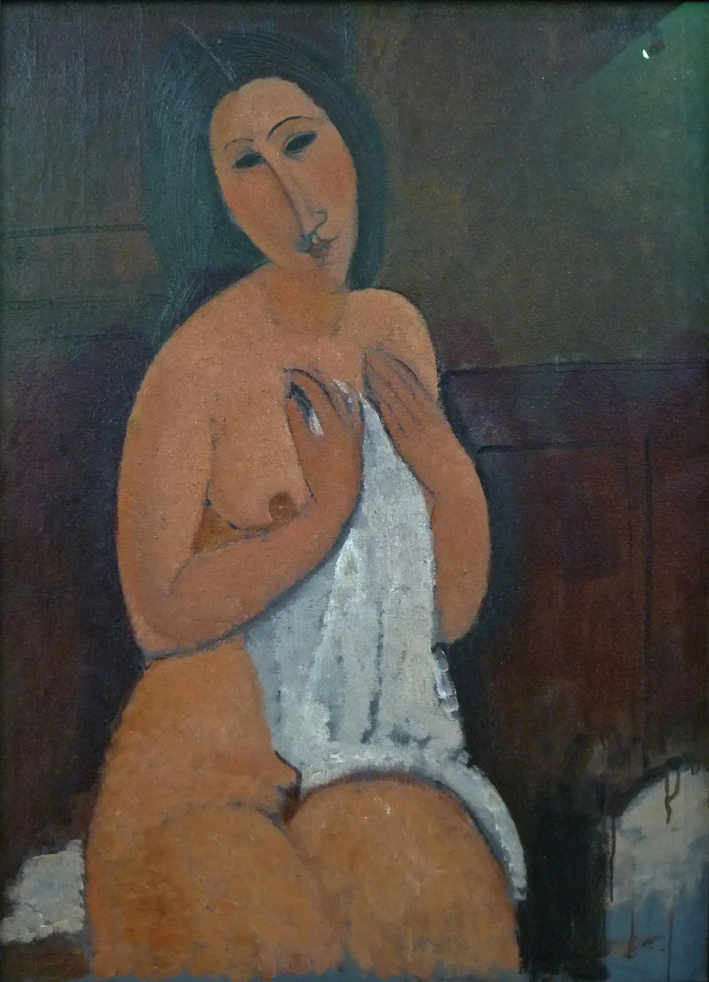 Nu siedzący w koszuli - Amedeo Modigliani