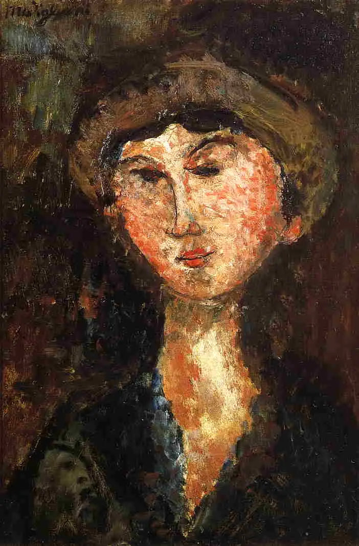 Reproduction du tableau « Portrait de Béatrice Hastings - Amedeo Modigliani » par Alpha Reproduction en peinture à l’huile
