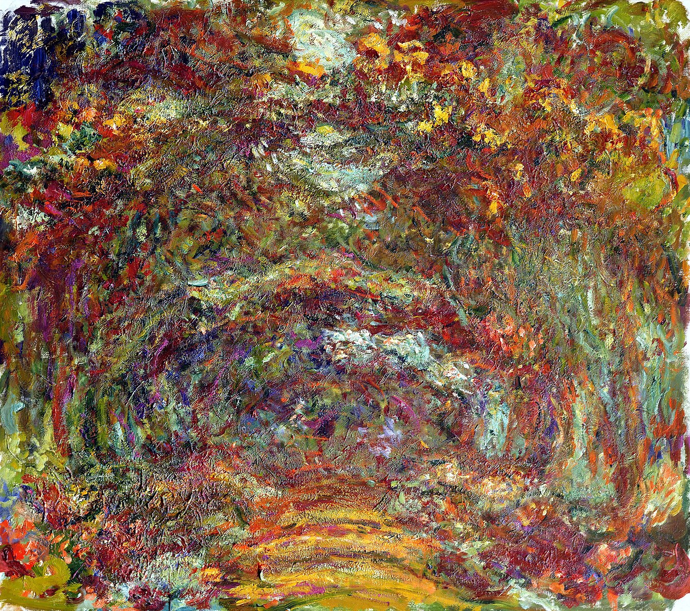 🌸 Droga Róż w Giverny – Claude Monet