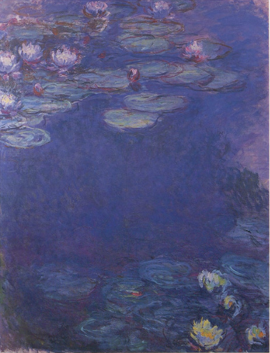🌌 Nenufary o zmierzchu, Claude Monet