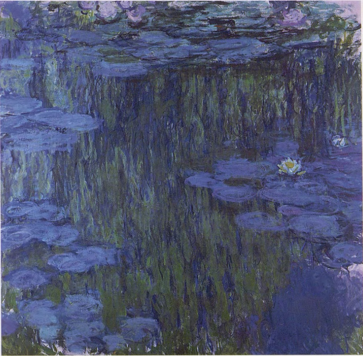 🎨 Niebieskie i samotne nenufary
