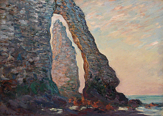🖼️ Iglica widziana przez Bramę Aval – Claude Monet (1885–1886)