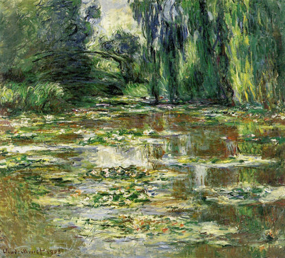 Staw z nenufarami – Claude Monet (1908)
