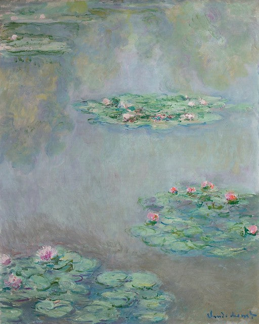 🌸 Nenufary przy Trzech Masach, Claude Monet, 1908