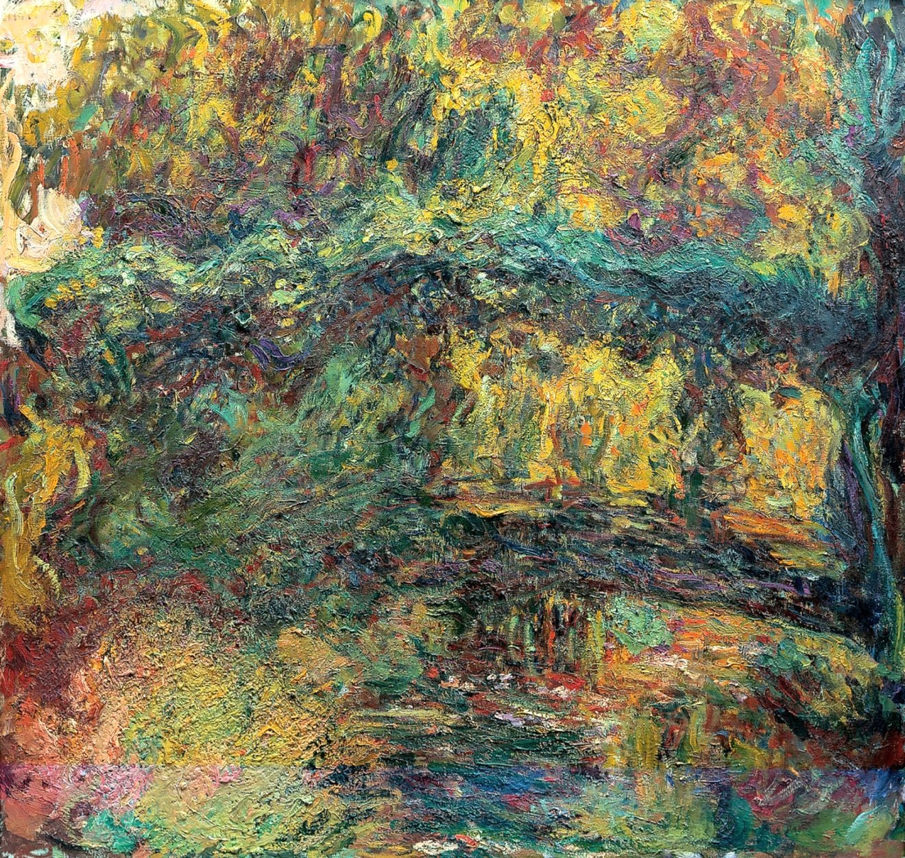 Japoński most – Claude Monet (około 1924)