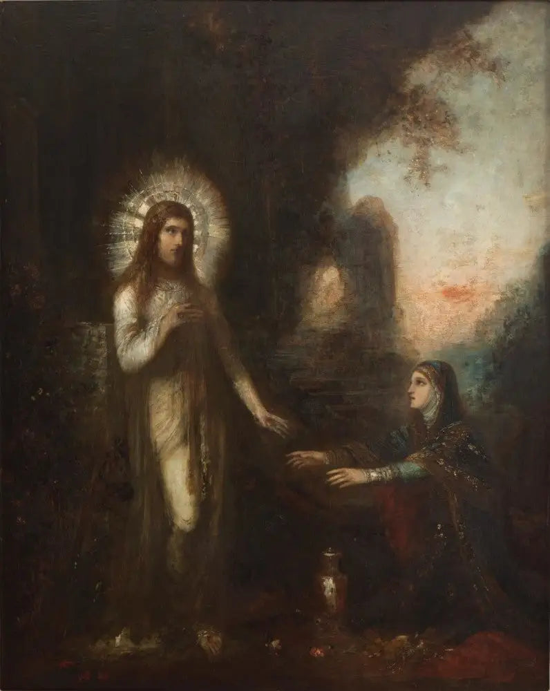 Chrystus i Magdalena (Noli me Tangere) - Gustave Moreau