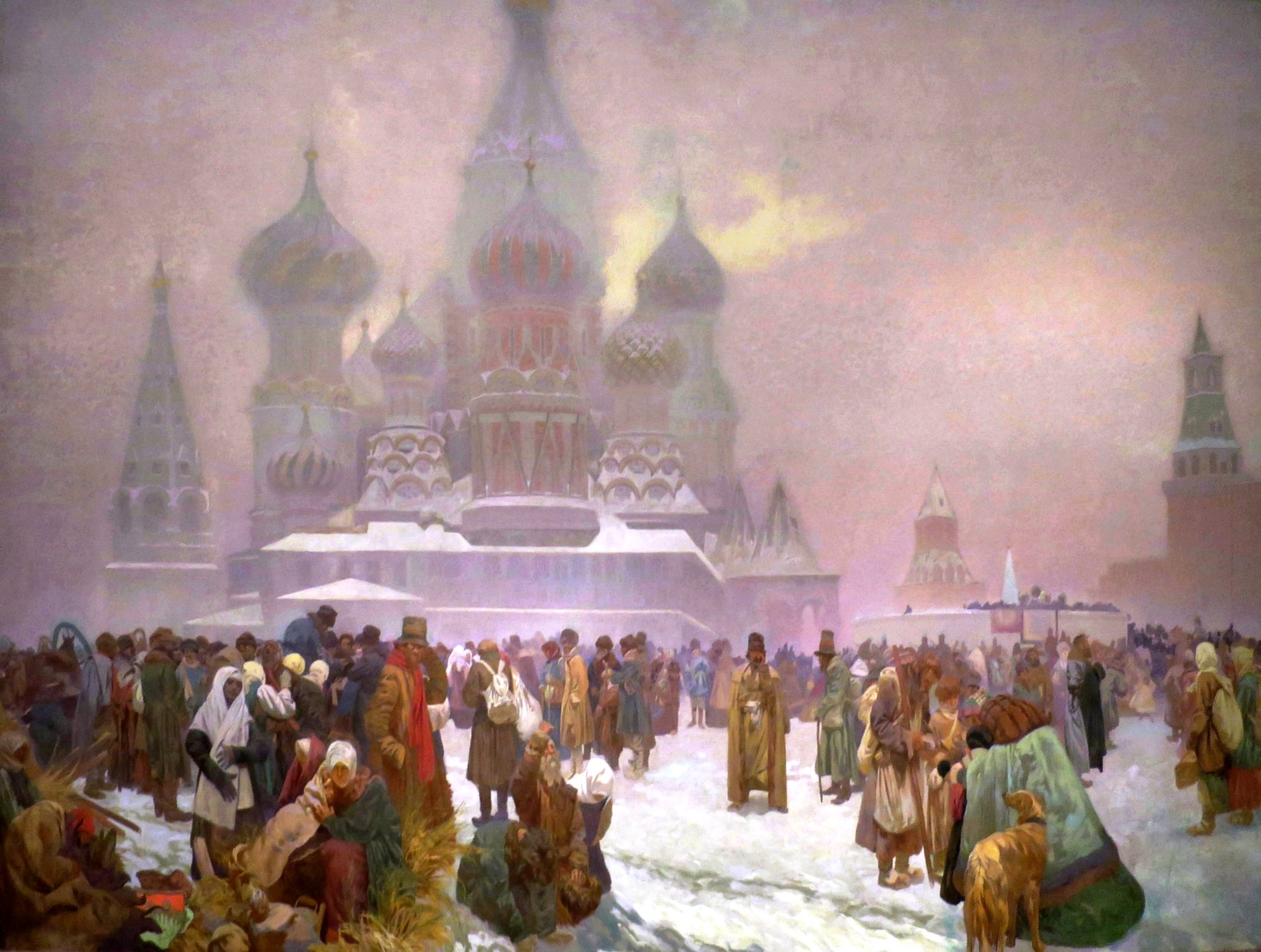 Wyzwolenie rosyjskich chłopów - Alphonse Mucha