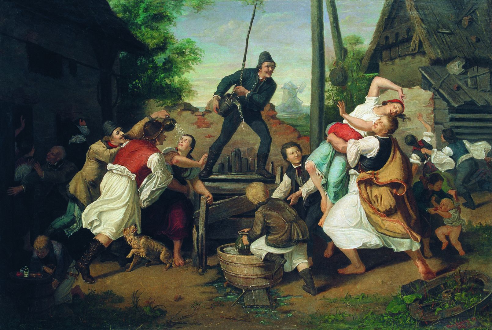 Sporage de Pâques - Mihály Munkácsy